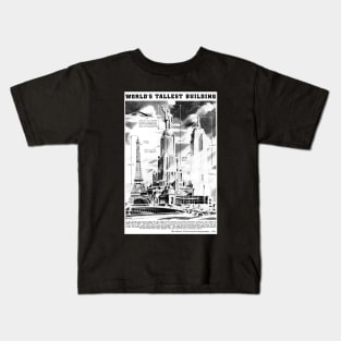 Worlds tallest building Palace of the Soviets Kids T-Shirt